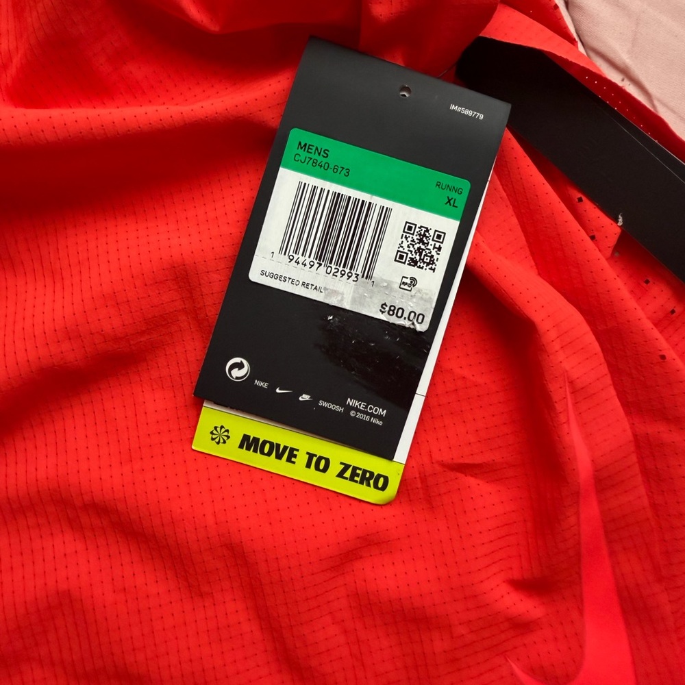 Nike Aeroswift Running Shorts XL NWT Bright Crimson Racing $80 Retail - Picture 3 of 11